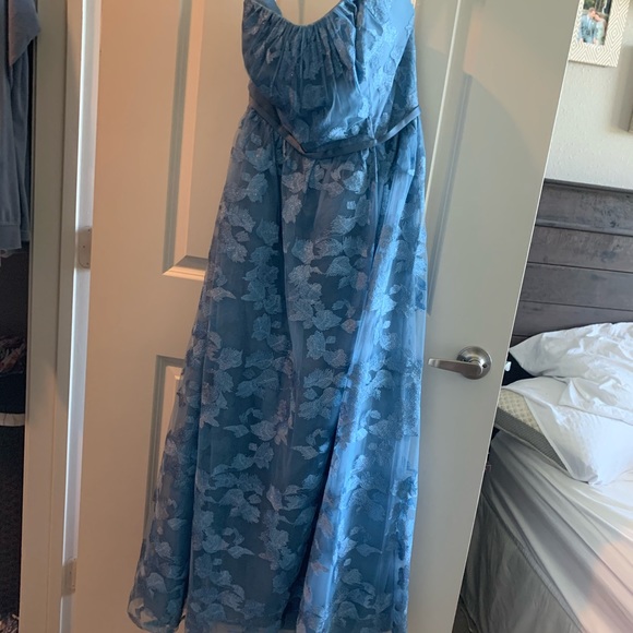 Blue Bridesmaid Dress - Picture 3 of 7